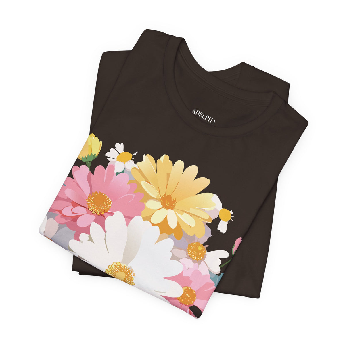 Floral Graphic Tee Shirt - Bella+Canvas Unisex 100 Cotton 33