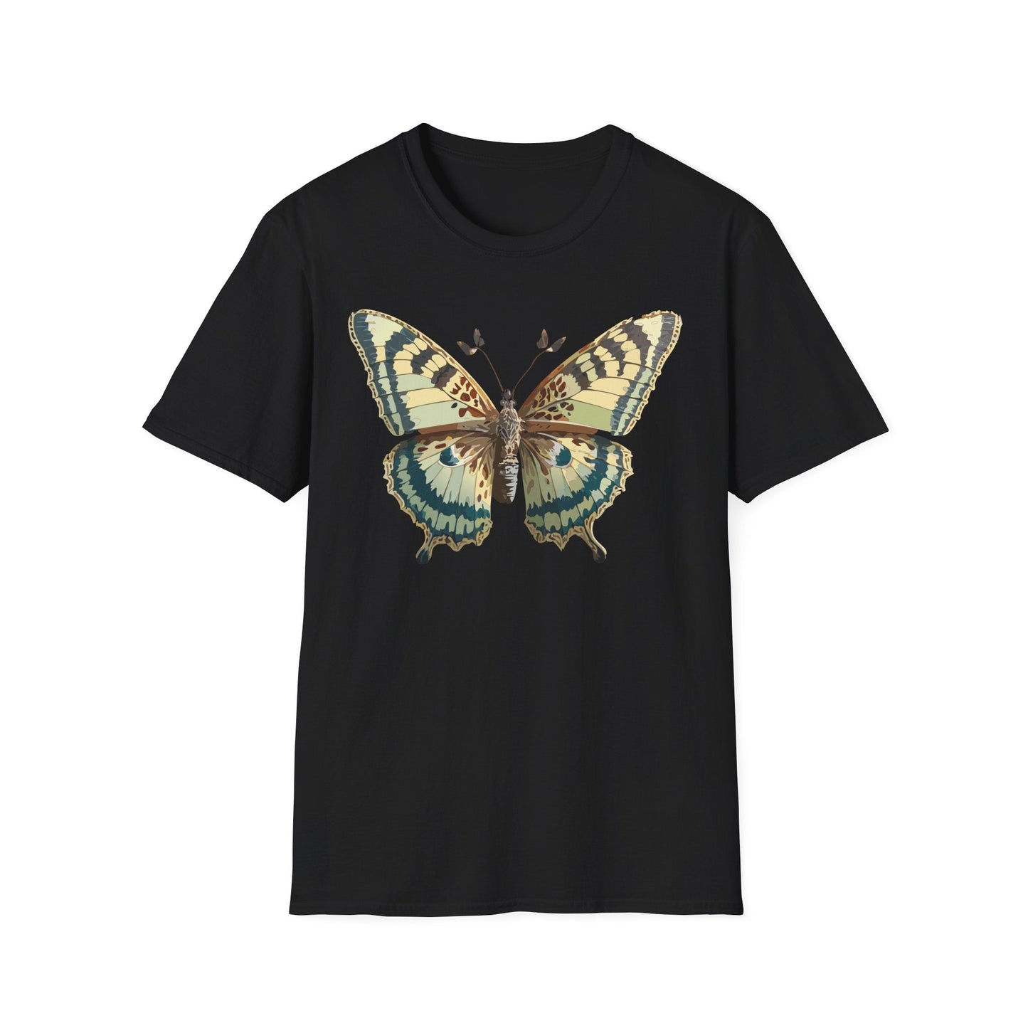 Butterfly Shirt Unisex T Shirt Monarch Butterfly Print Softstyle Gildan 64000 Tee