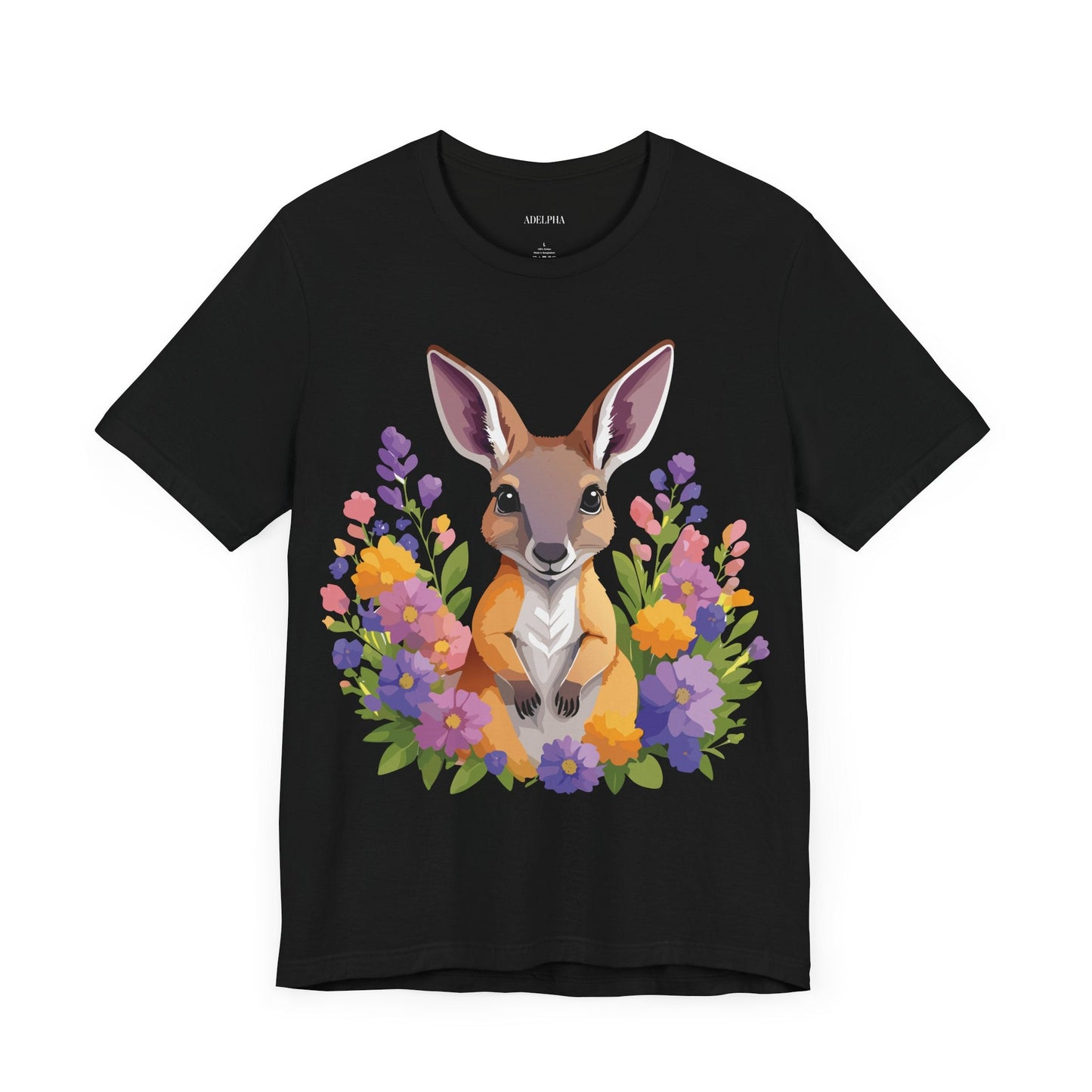 Kangaroo Graphic Unisex 100 Cotton Vintage Animal Artwork Tee 2