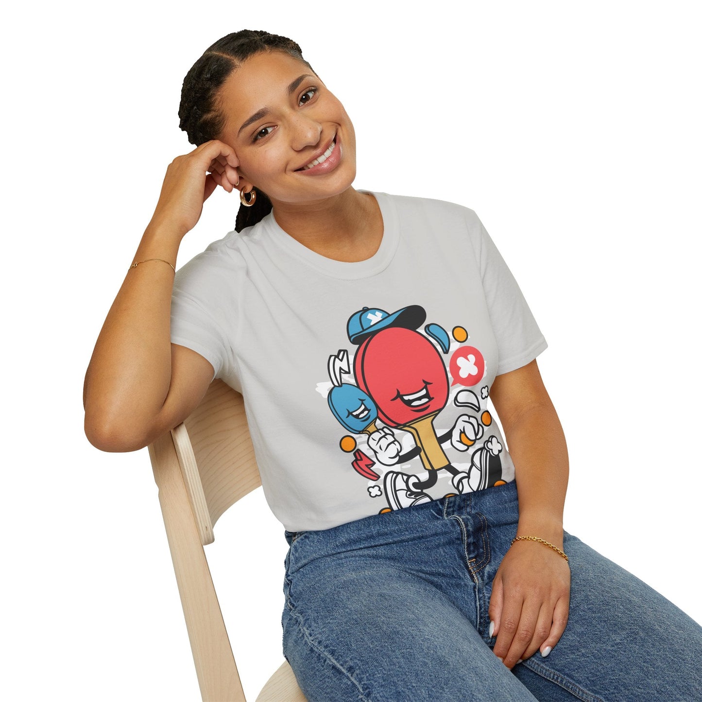 Unisex Cartoon T Shirt Animation Funny Tee Gildan Softstyle 64000 100 Percent Ring Spun Cotton