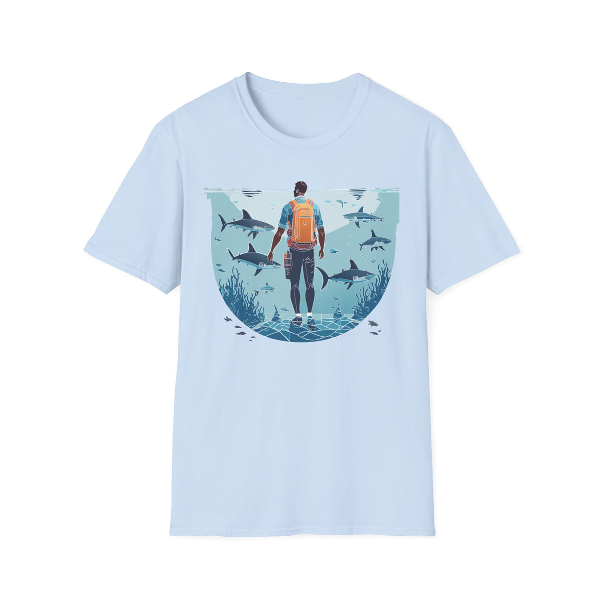 Ocean U boat Graphic Tee Gildan Unisex 100 Cotton Tee Shirt c31