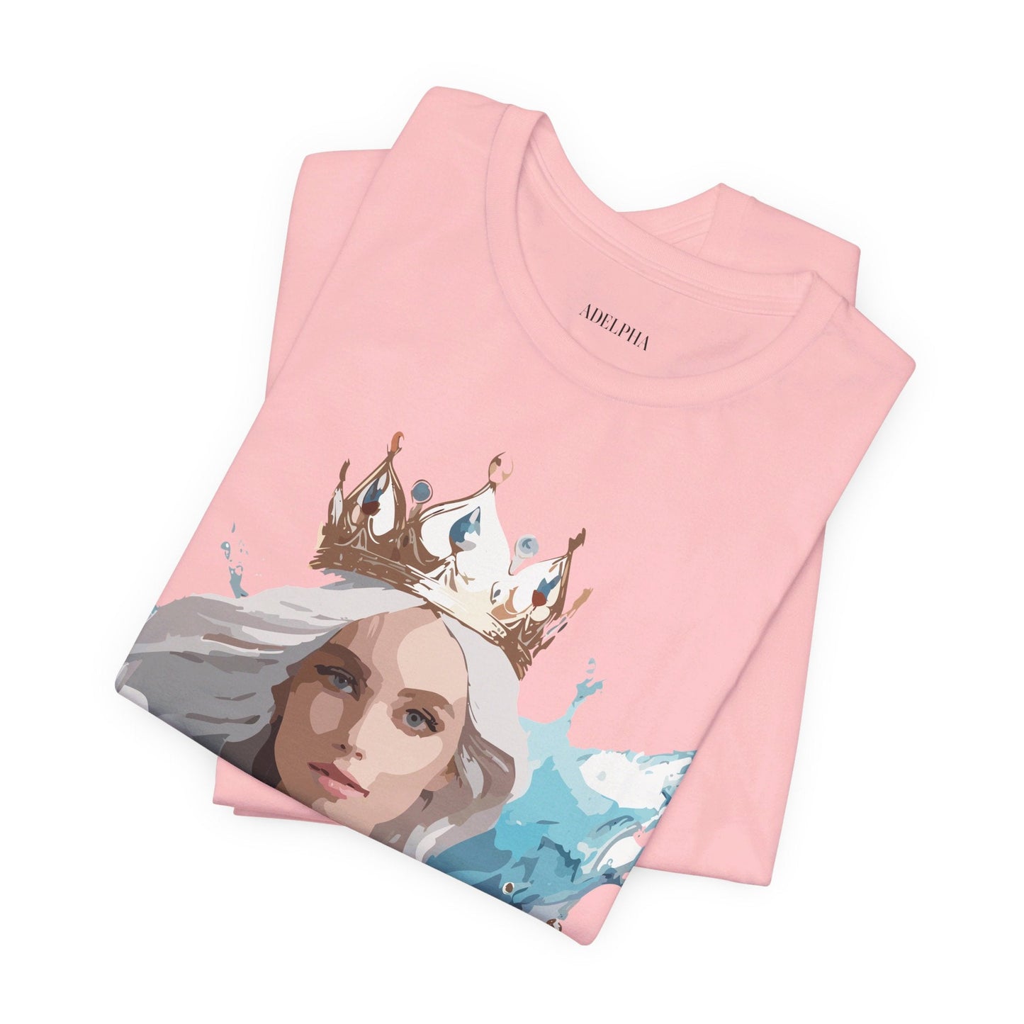 Queen Graphic T Shirt By Adelpha Unisex Jersey Short Sleeve Vintage Inspired Art Tee