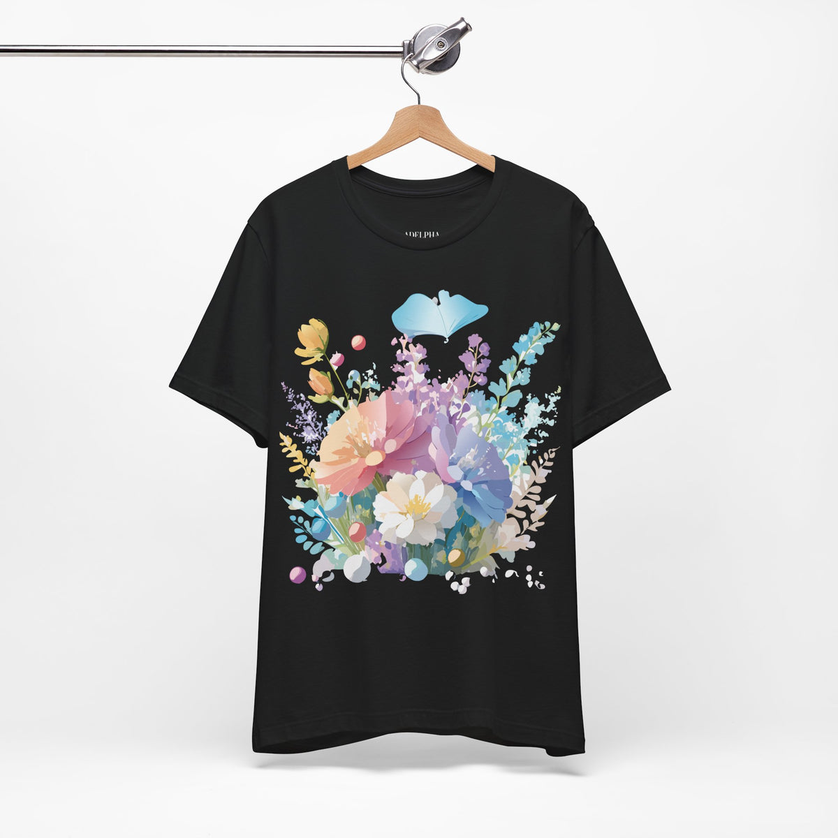 Floral Graphic Tee Shirt - Bella+Canvas Unisex 100 Cotton 9