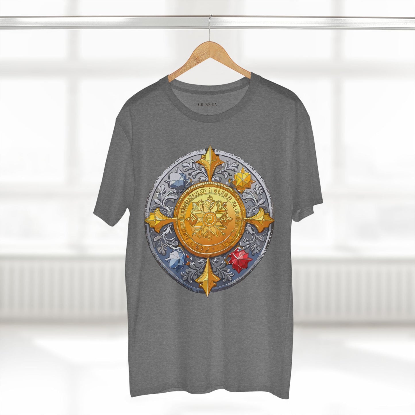 Antique Gold Coin Graphic Design T-Shirt Unisex 100 Cotton With Golden Print Artwork Tee 2