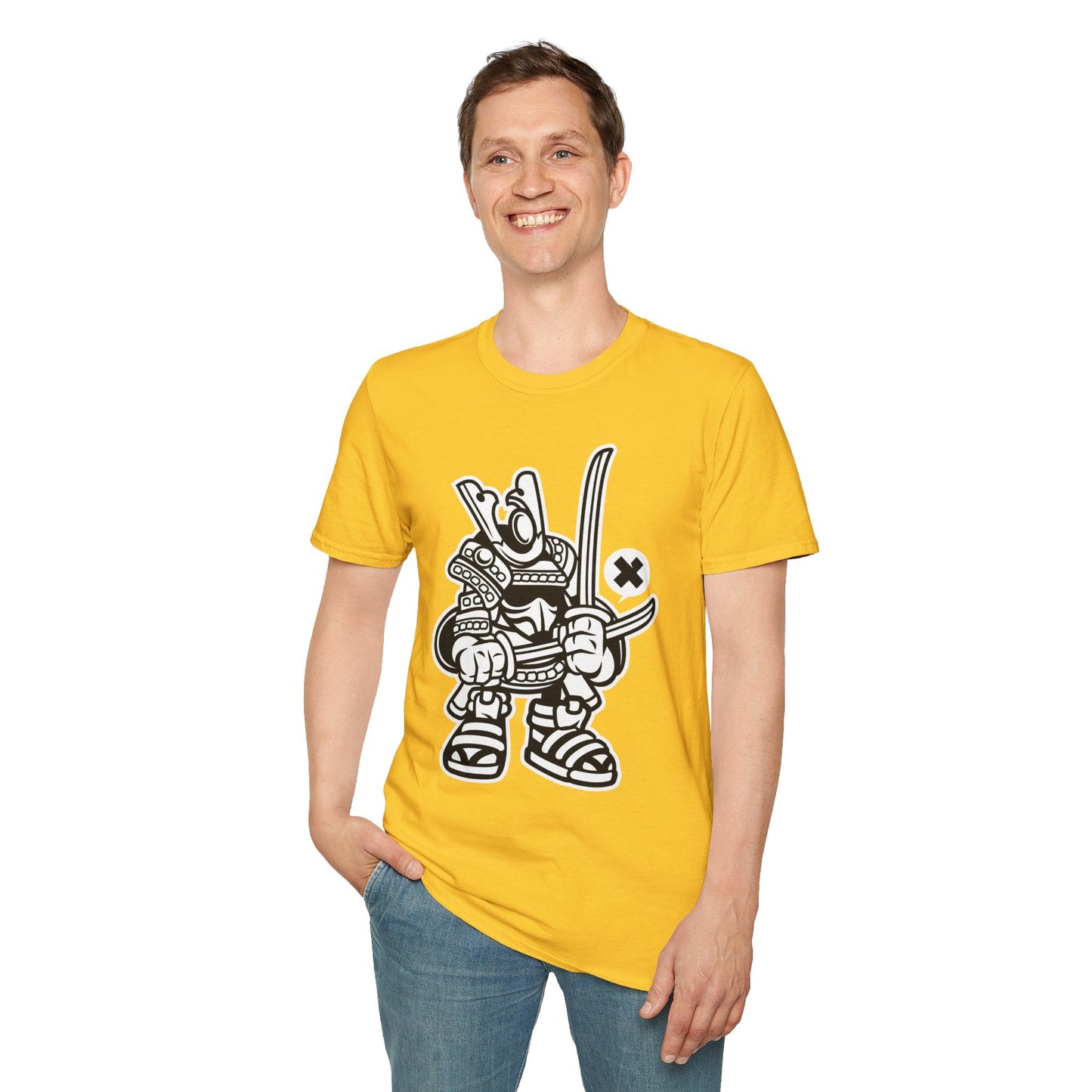 Cartoon T Shirt Unisex Animation Tee Funny Tee Gildan Softstyle 64000 100 Percent Cotton