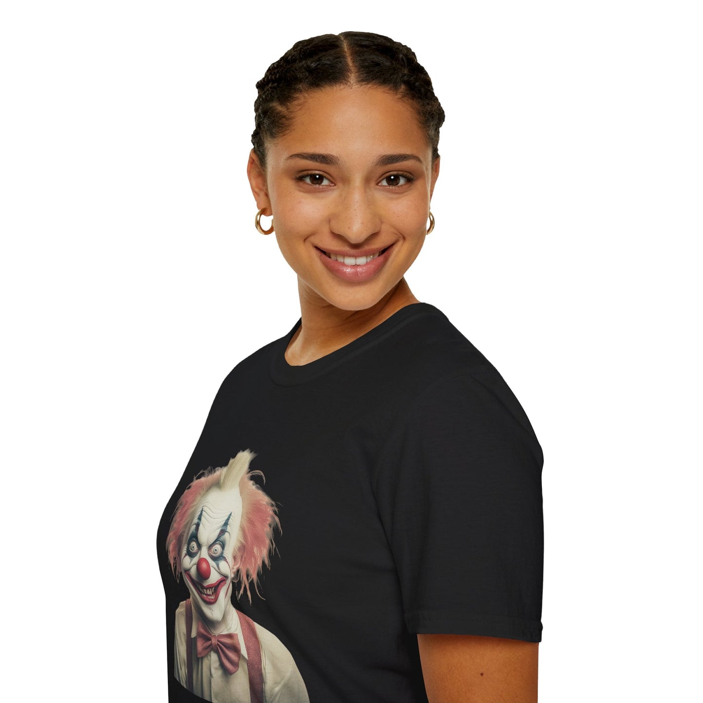Clown Shirt Circus Tee Gildan Softstyle 64000 One Hundred Percent Ring Spun Cotton Lightweight