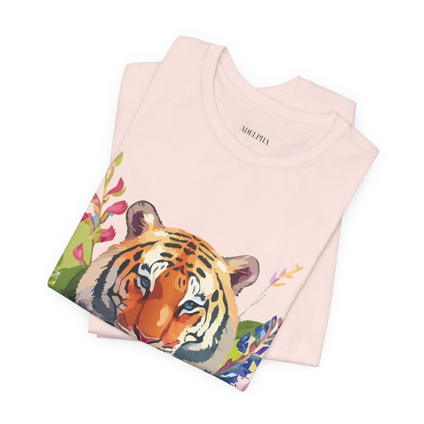 Tiger Shirt Unisex Jersey Short Sleeve Graphic Tee With Vintage Inspired Artwork From Adelpha
