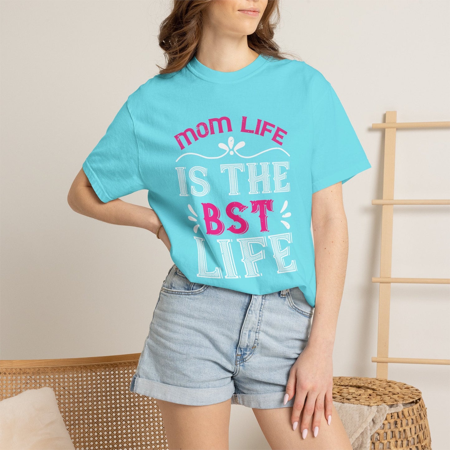 Mom T-shirt Mother Day Mama Tee Unisex Comfort Colors Garment-Dyed Cotton h79