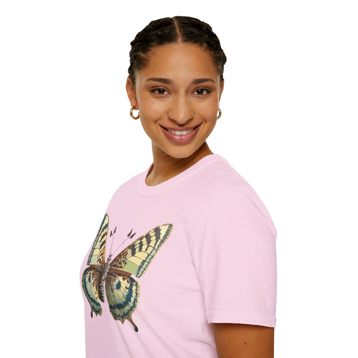 Butterfly Shirt Unisex T Shirt Monarch Butterfly Print Softstyle Gildan 64000 Tee