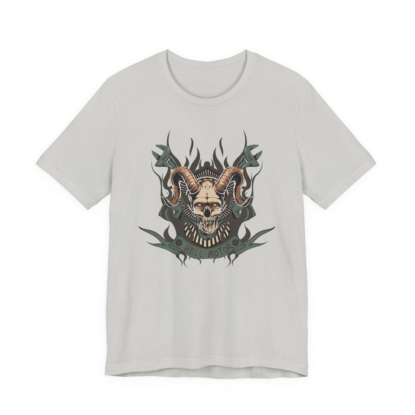 Gothic Skull Graphic Design Unisex Cotton Tee Art-49
