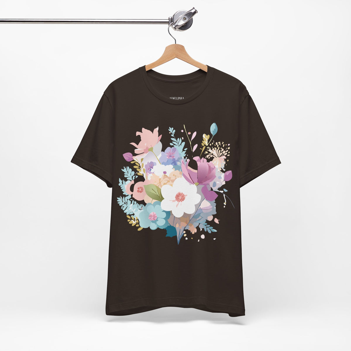 Floral Graphic Tee Shirt - Bella+Canvas Unisex 100 Cotton 47