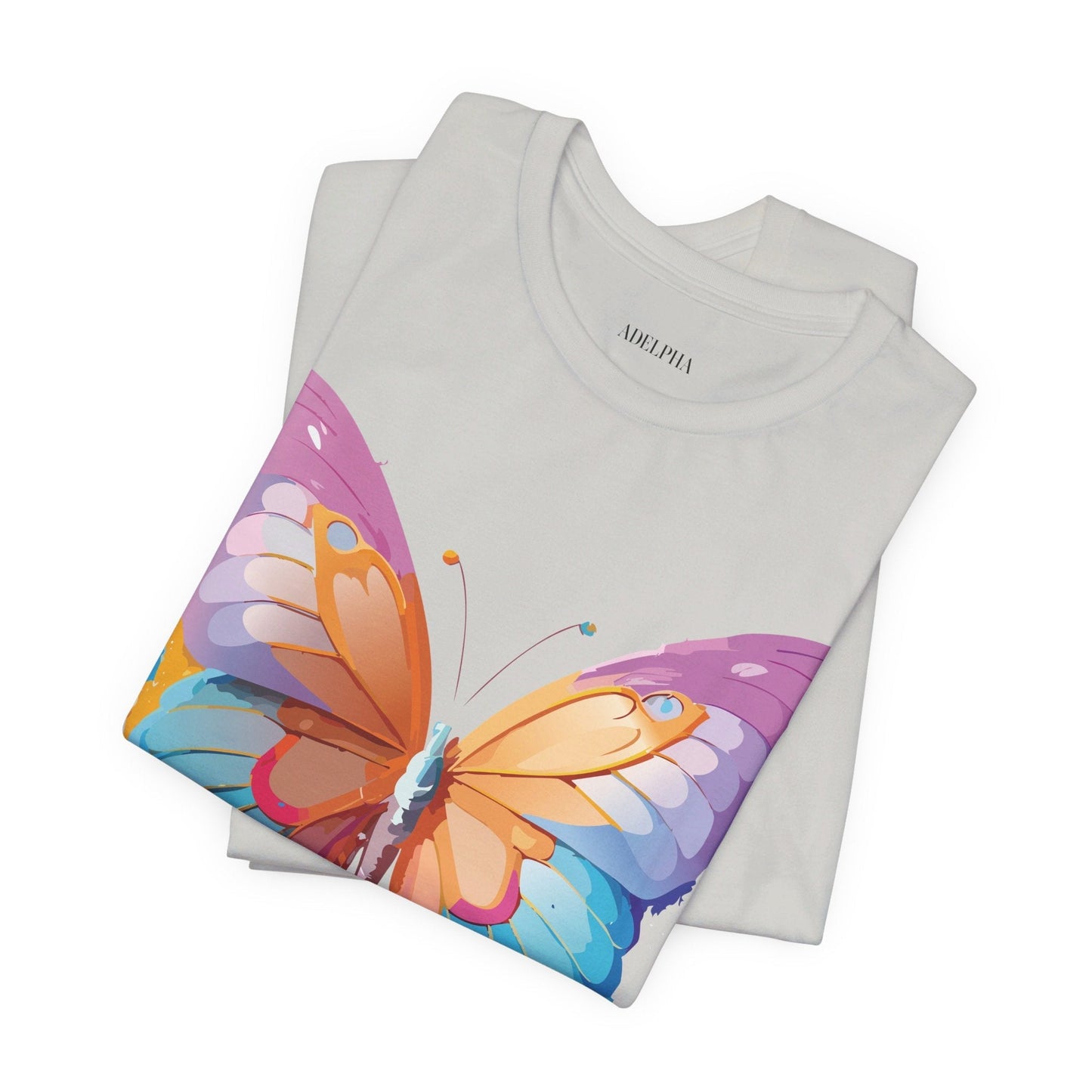 Butterfly Graphic Unisex 100 Cotton Lightweight Vintage Design Jersey Tee 91