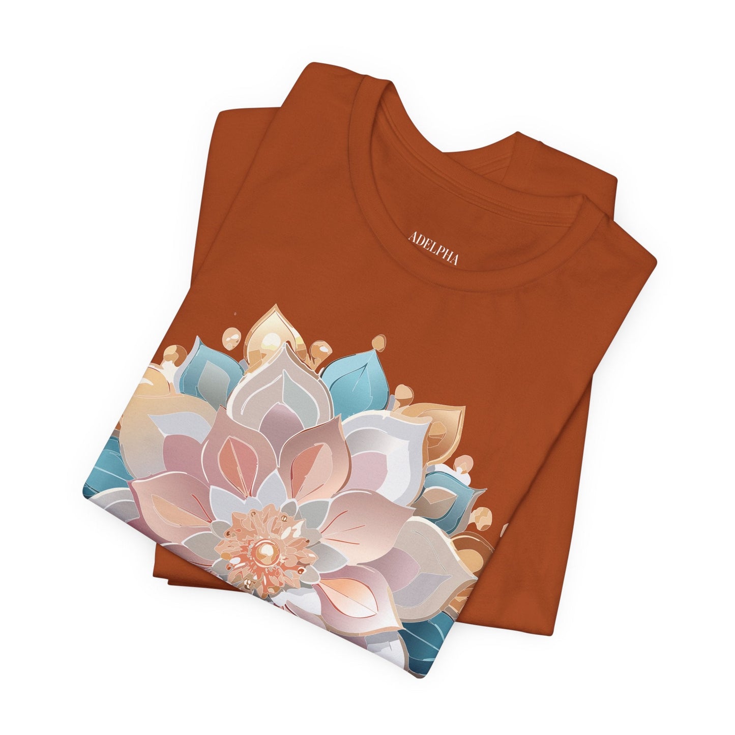 Adelpha Mandala Graphic Tee Unisex Jersey Short Sleeve Vintage Inspired Artwork Edition