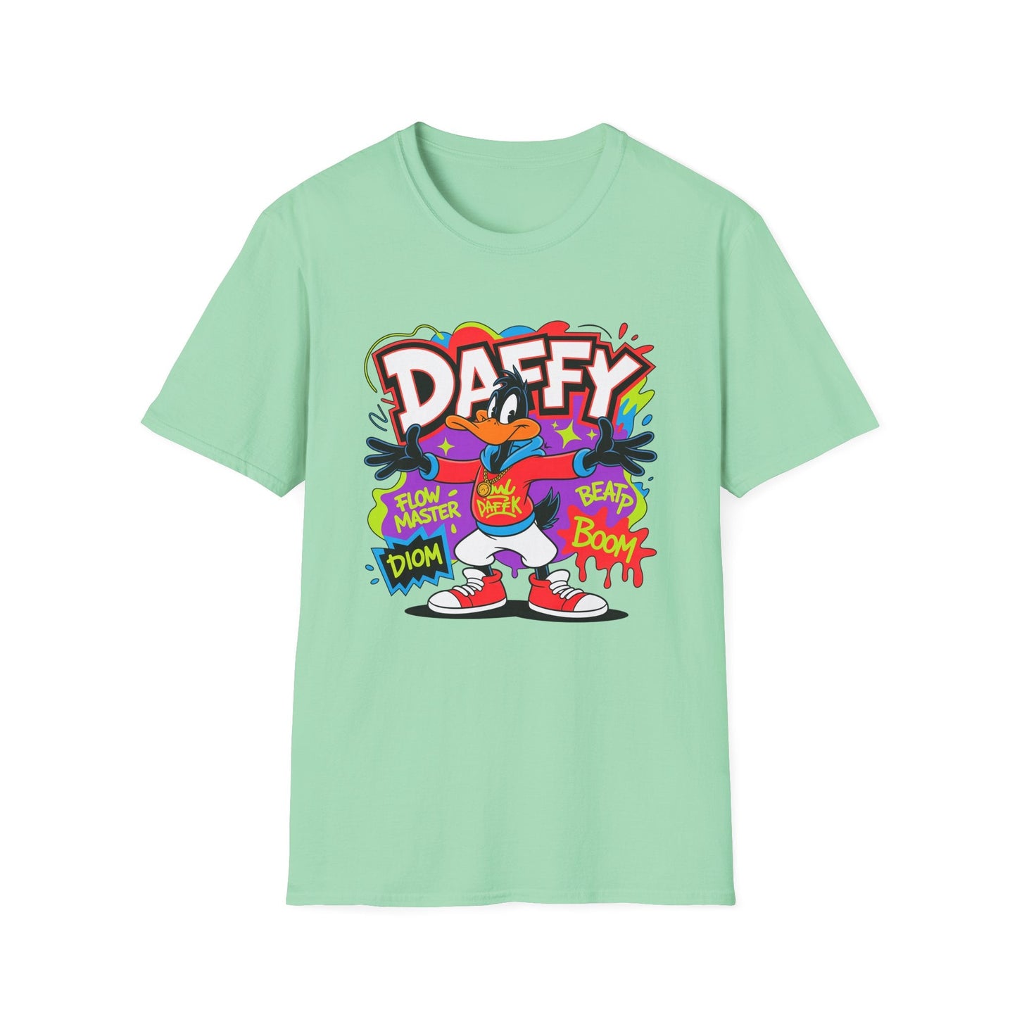 Funny Animals Cartoon T Shirt With Animation Design Gildan Softstyle 64000 Unisex Tee Collection