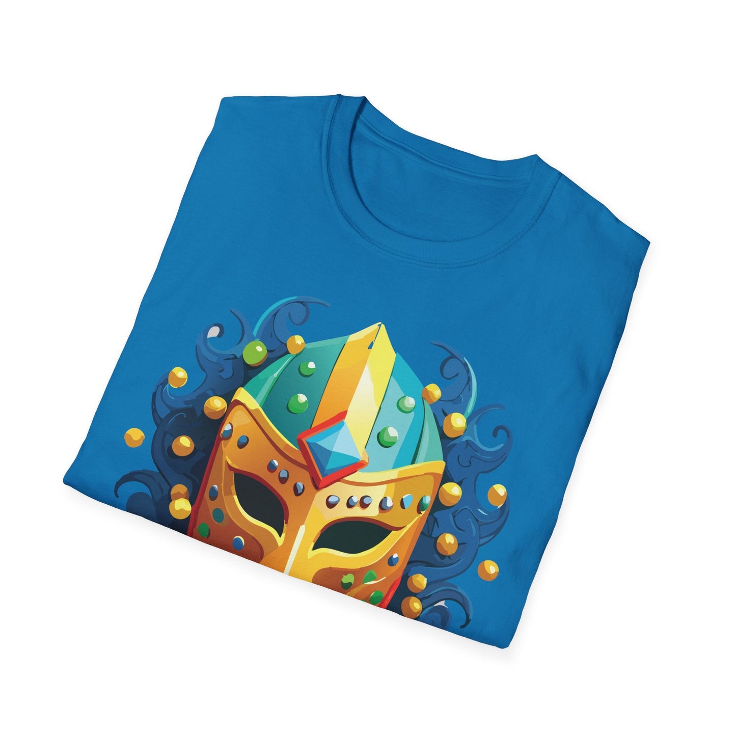 Mask Graphic Unisex Cotton Masquerade Design Artwork Tee 11