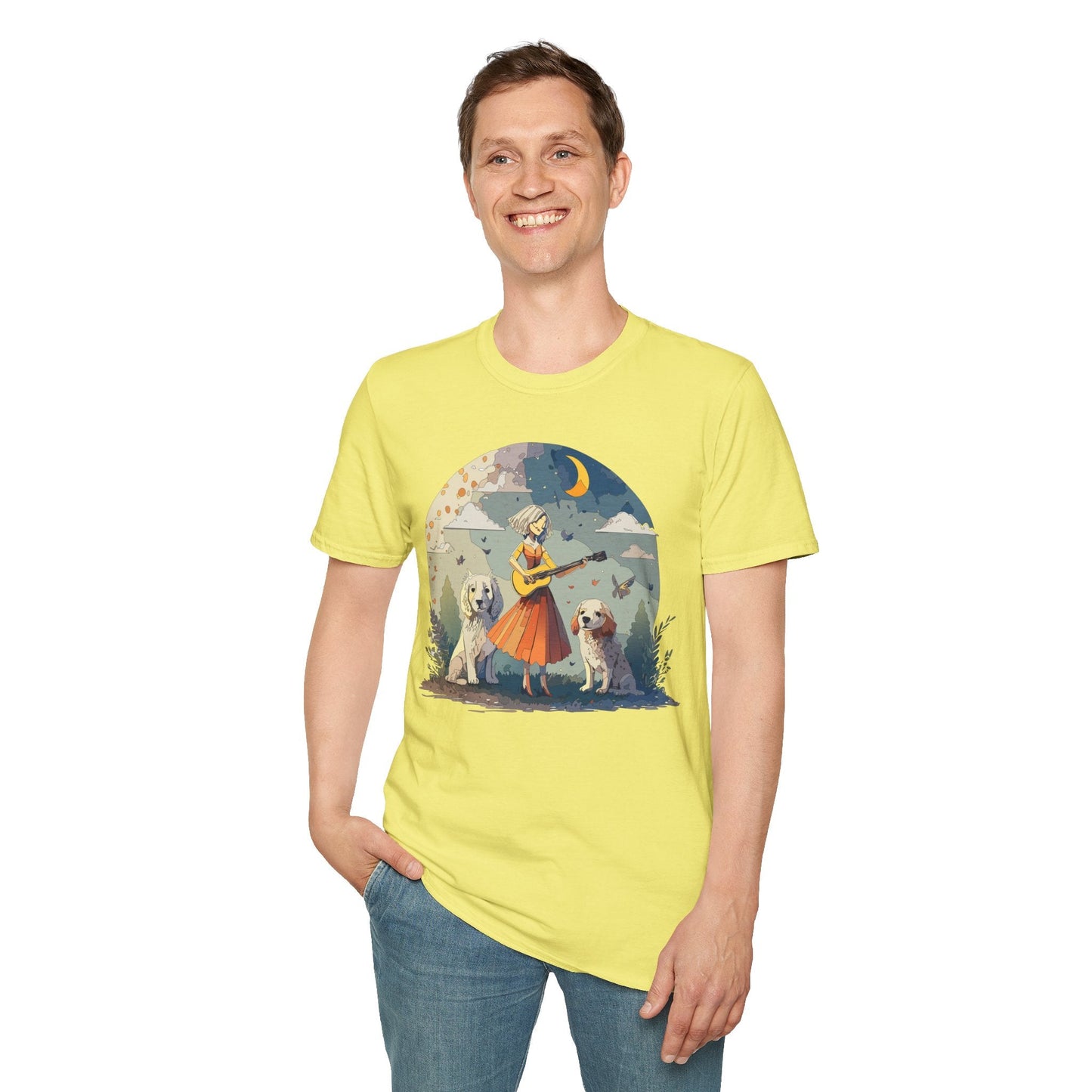 Womens Graphic T Shirts Art Design Tee Softstyle Gildan 64000 100 Percent Cotton