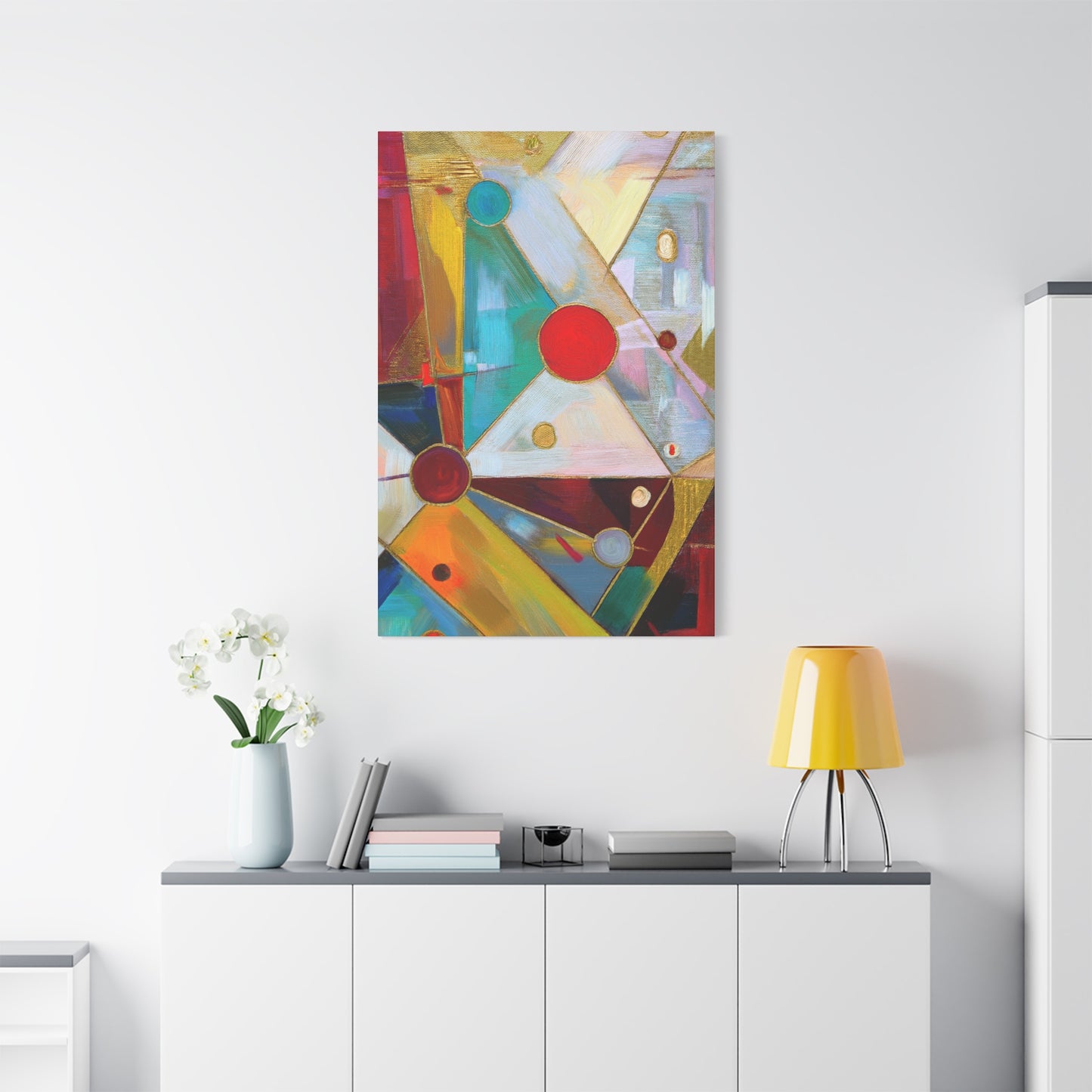 Abstract Oil Painting Print Canvas 20x24,20x30,24x30 24x32,24x36,30x40 32x48,36x48,40x60 Pine-Wood Inner Frame ABS-177