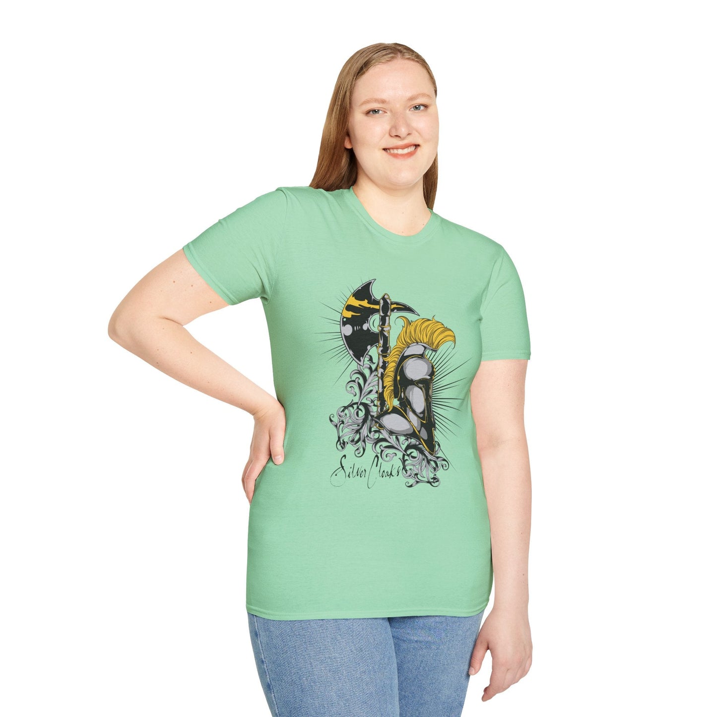 Unisex Art Graphic Shirt 100 Percent Ring Spun Cotton Softstyle Tee For Everyday Comfort And Style