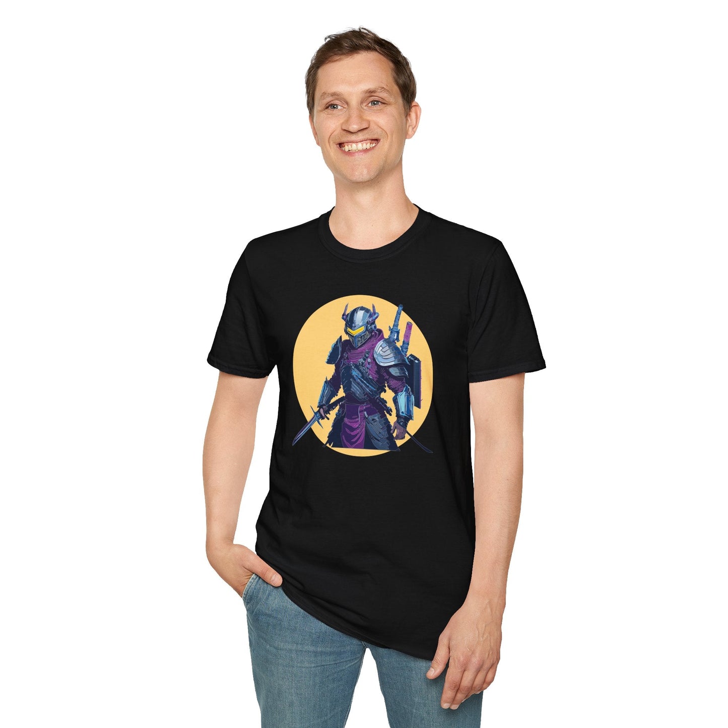 Samurai Shirt Unisex T Shirt Softstyle Gildan 64000 Cotton Tee Breathable Comfortable