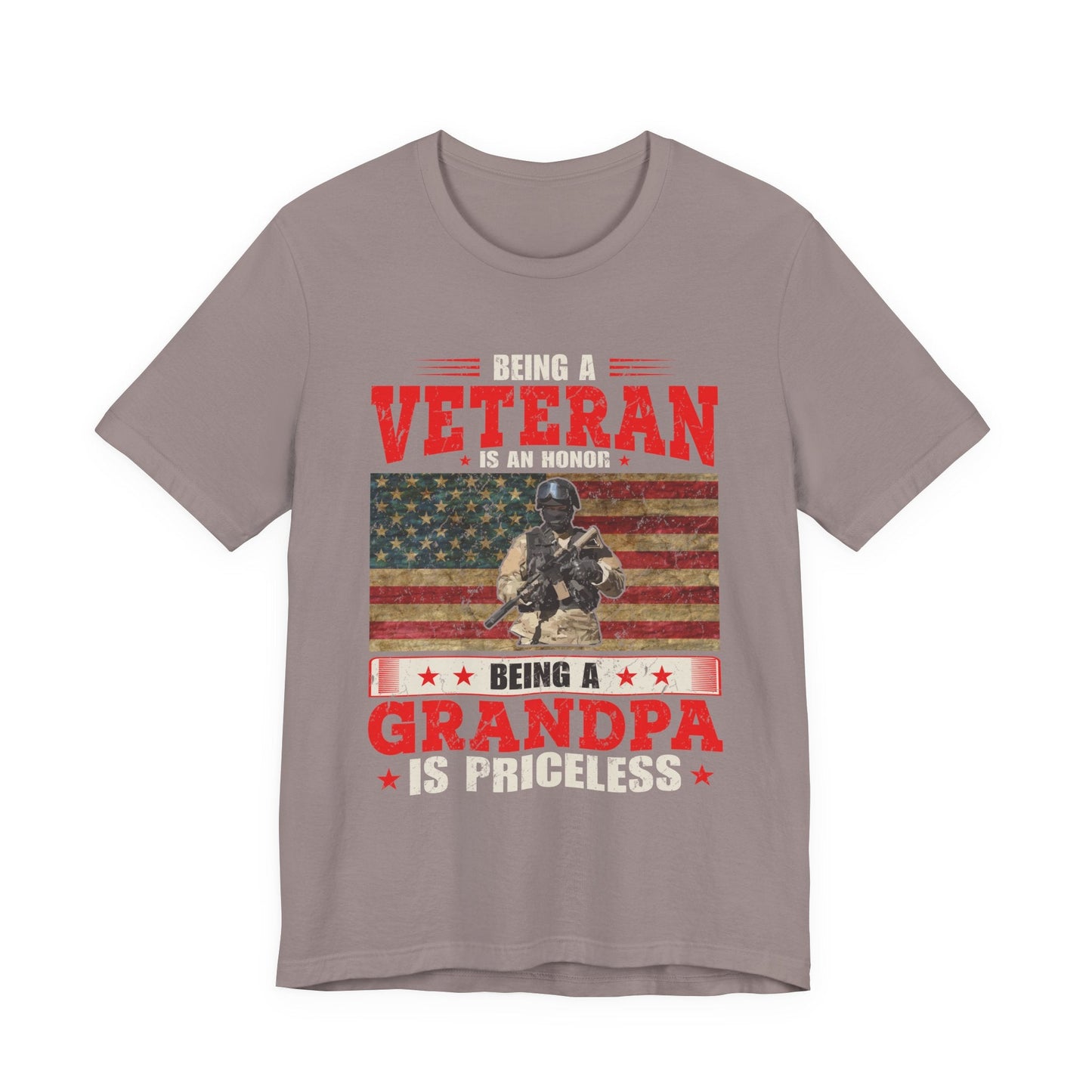 Army Veteran Patriotic Graphic Design Unisex Cotton T-Shirt v34
