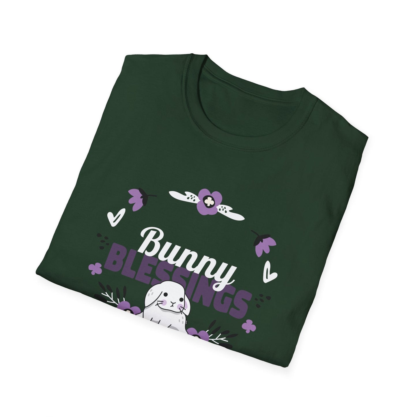 Easter Bunny T Shirt Unisex Gildan Softstyle 64000 Tee With Easter Signature Design