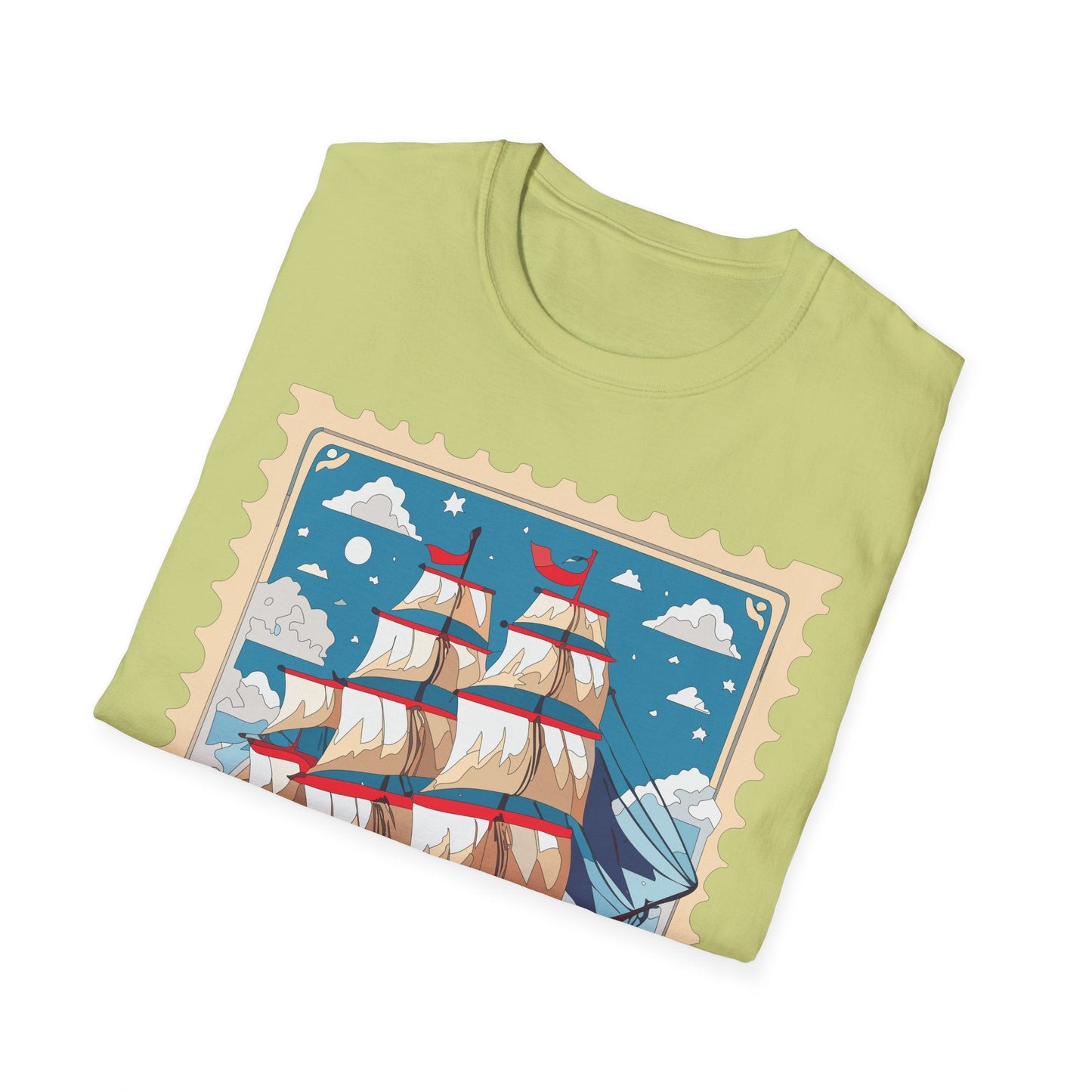 Unisex Softstyle Gildan 64000 Short Sleeve T Shirt Vessel Ship Frigate Tee For Everyday Comfort
