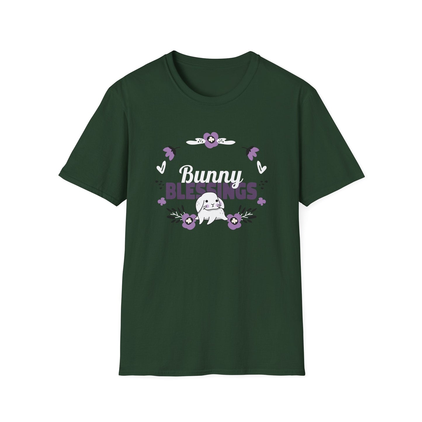Easter Bunny T Shirt Unisex Gildan Softstyle 64000 Tee With Easter Signature Design