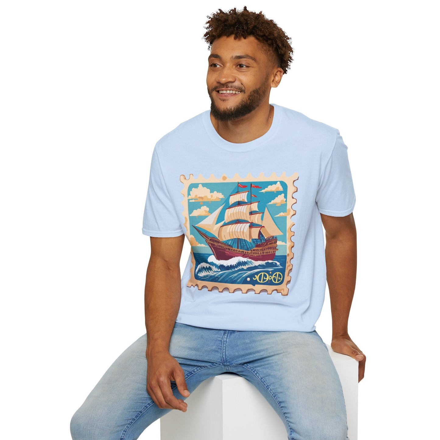 Ship T Shirts Frigate Vessel Tee Unisex Softstyle Gildan 64000 100 Percent Cotton