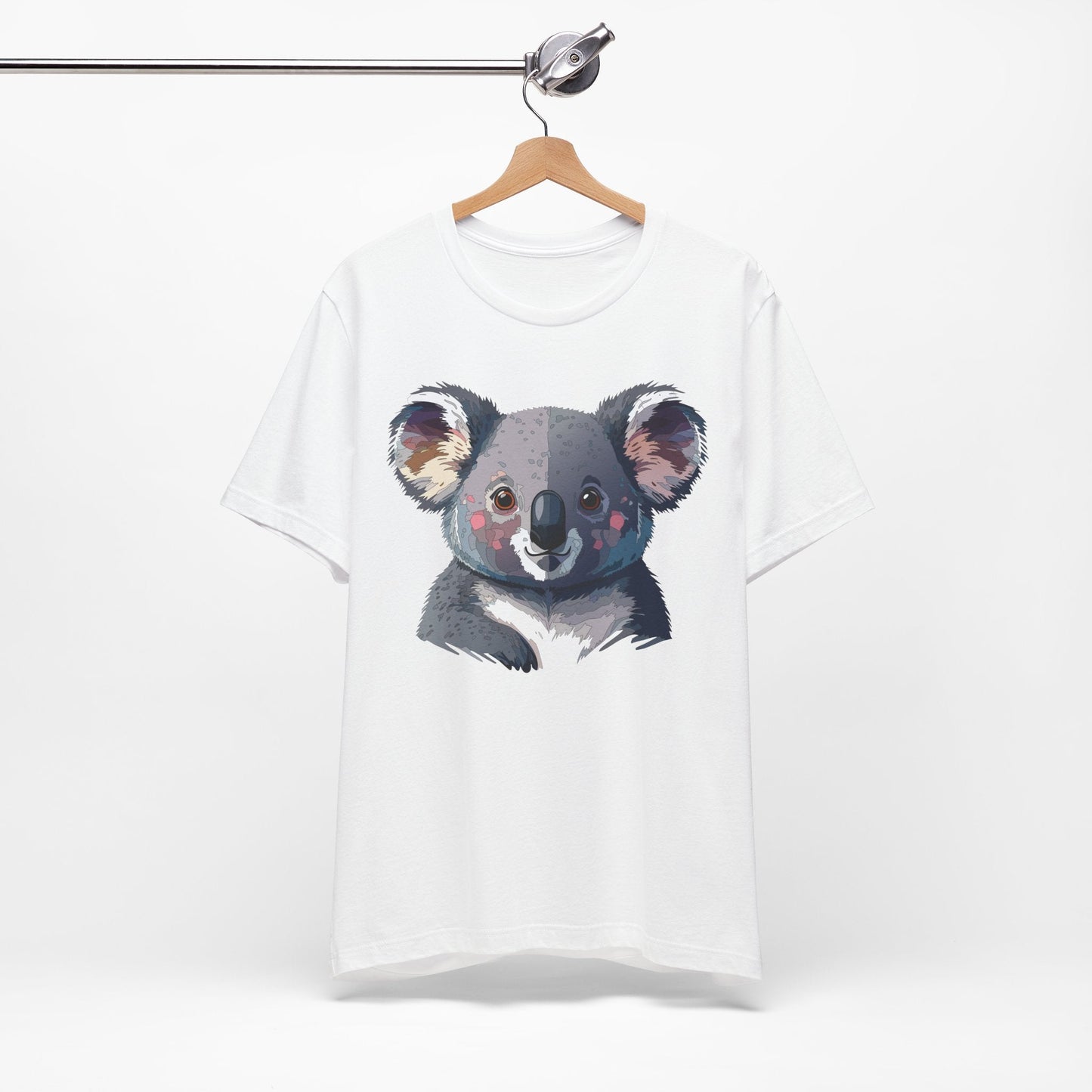 Unisex Animal Shirt With Animal Art Design Tee Wild Animals Short Sleeve Jersey Cotton