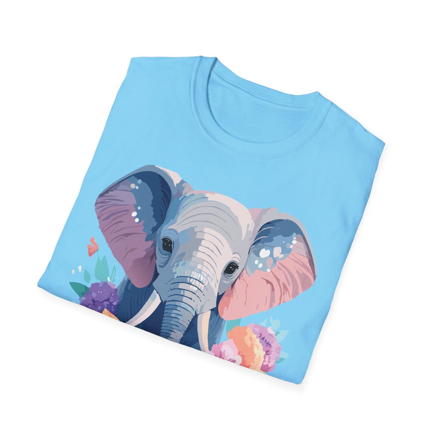 Elephant Graphic T Shirt Unisex Softstyle 64000 Cotton Animals T Shirt For Adults Premium