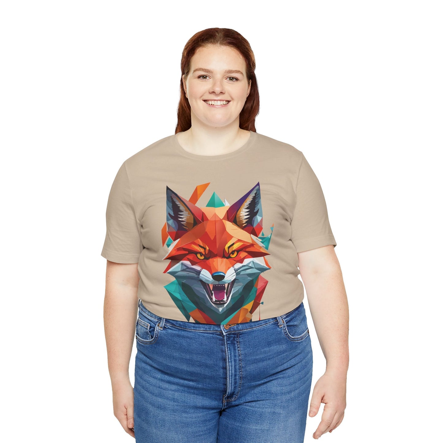 Unisex Animal Print Tee Shirt With Wild Animals Art Design For Men Women Soft Cotton