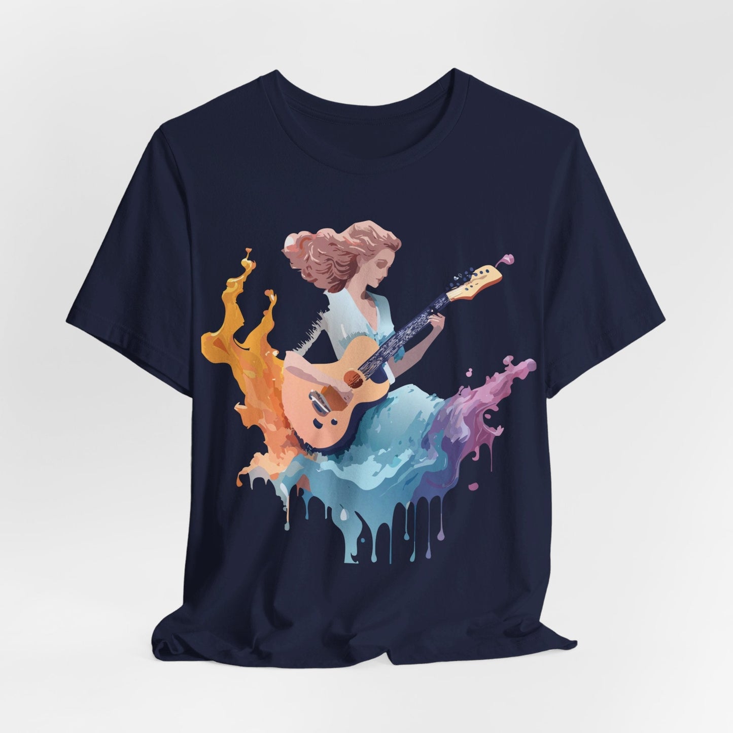 Adelpha Music Graphic Tee Unisex Vintage Inspired Art Design Short Sleeve T Shirt