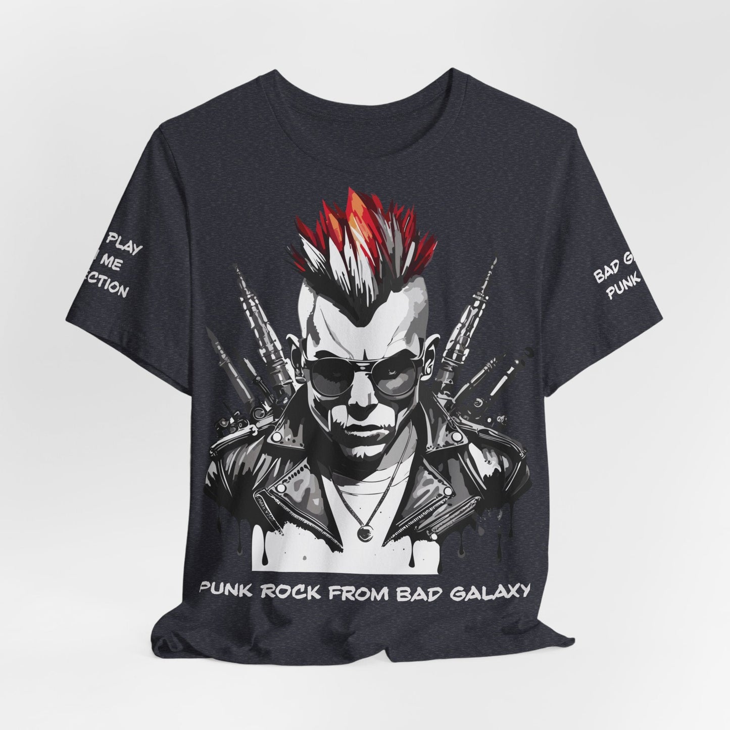 Punk Rock Tee Shirt Made In USA 100 Cotton Eco Friendly Inks Durable Stitching Quality