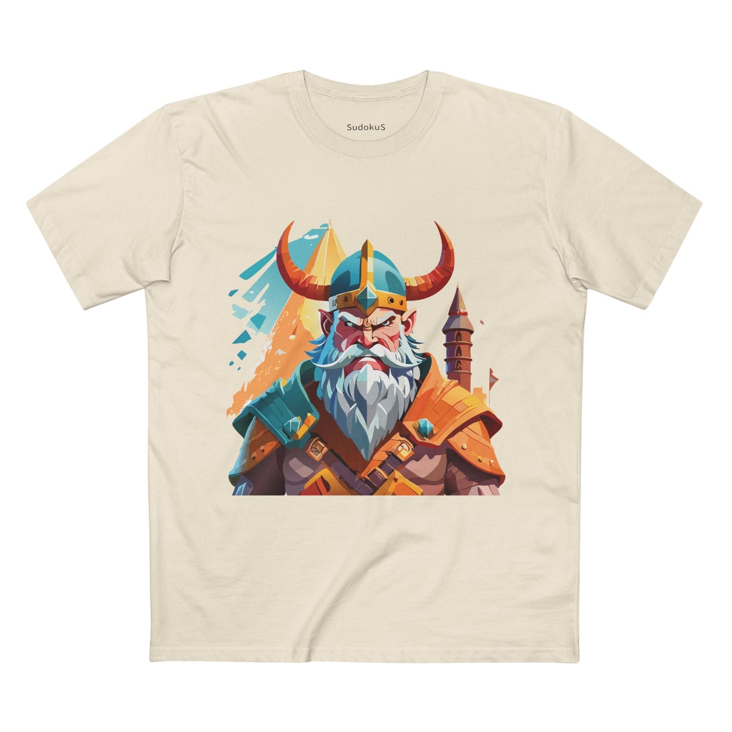 Viking Graphic Unisex 100 Cotton Staple Tee 12