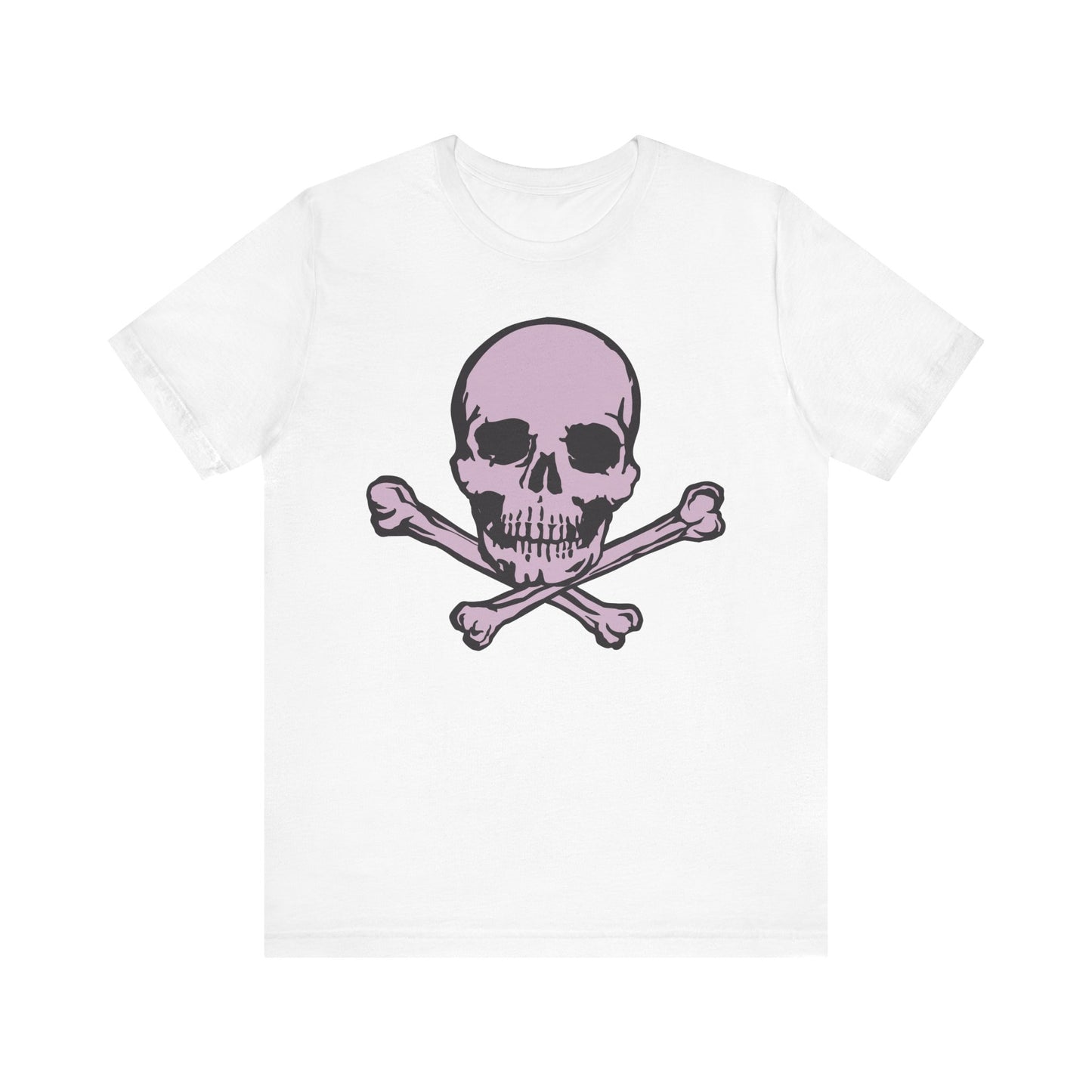 2-Pink Skull Graphic Design Tee, Skull Shirt, Vintage Tees, Art Design T-Shirt, Vintage Graphic Tee, Art Shirts with Skulls