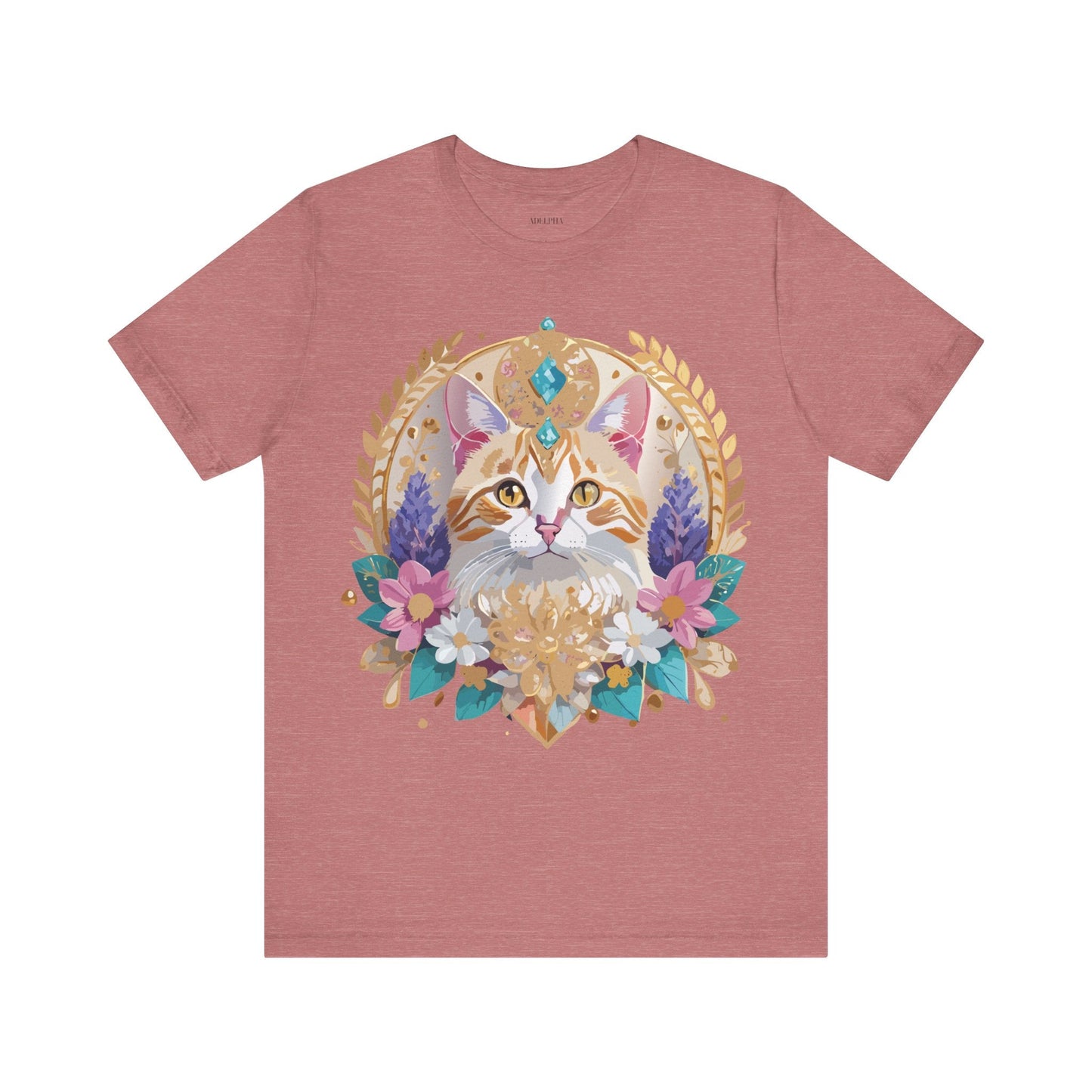 Adelpha Medallion Graphic Tee Unisex Jersey Short Sleeve Vintage Inspired Art Premium Casual Wear