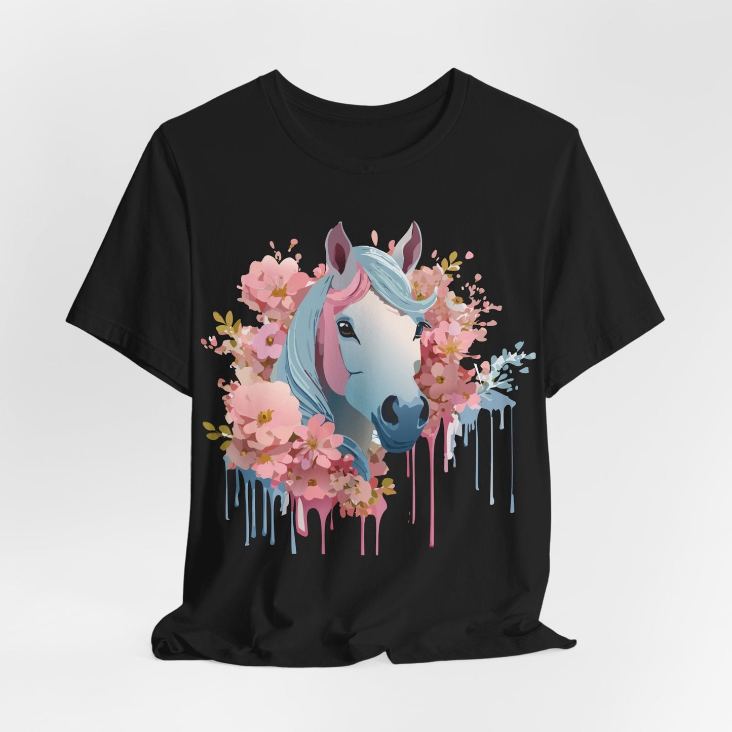 Horse Graphic Unisex 100 Cotton Vintage Animal Art T-Shirt 14