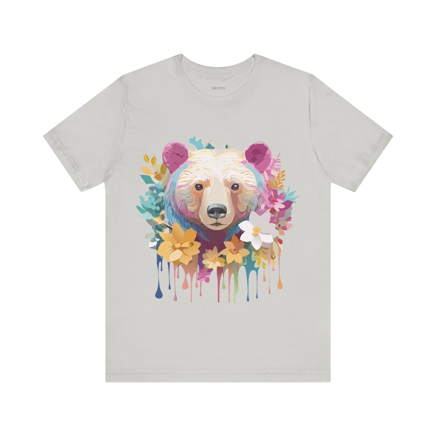 Adelpha Bear Graphic Tee Unisex Short Sleeve Shirt Art Design