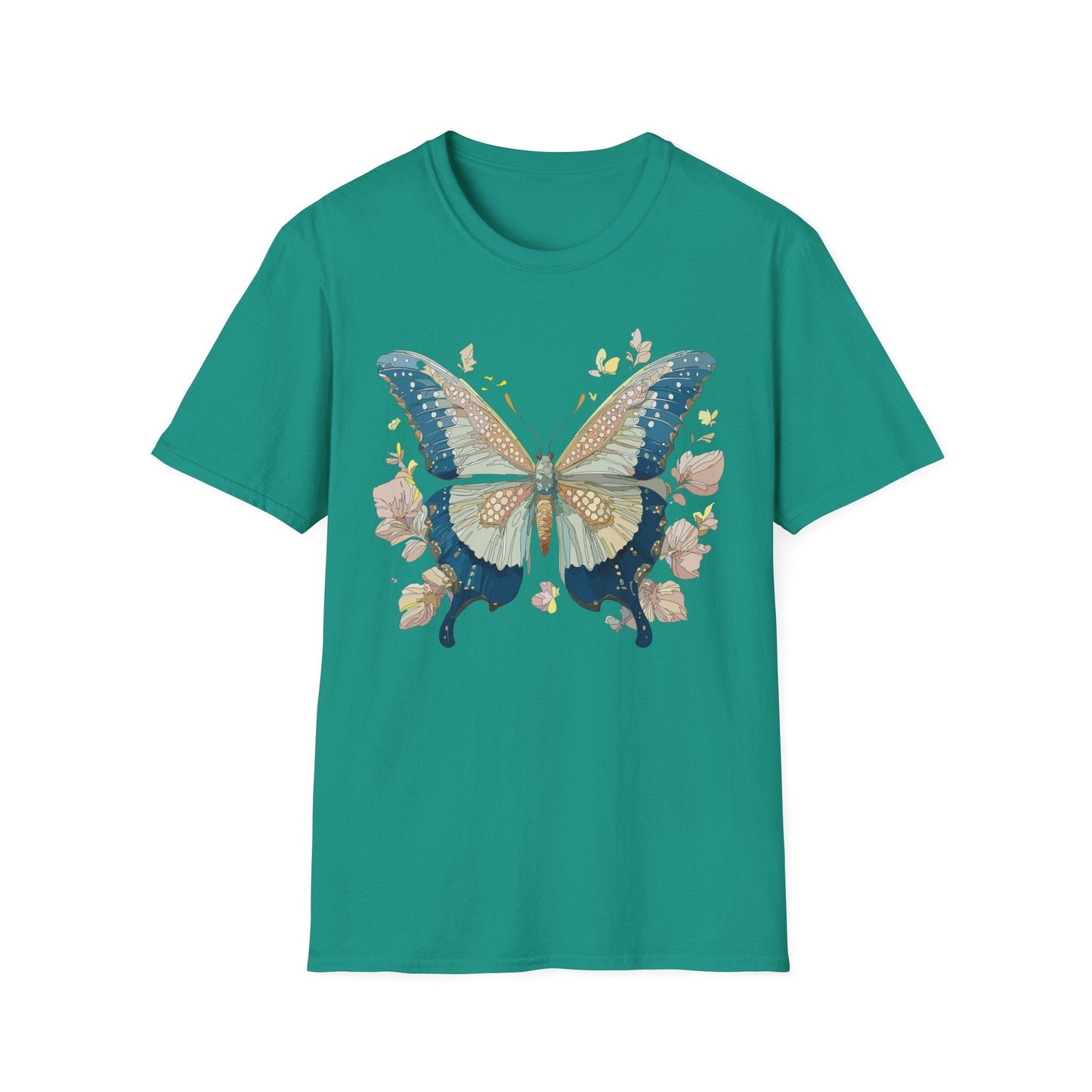 Butterfly Shirt Unisex T Shirt Monarch Butterfly Softstyle Gildan 100 Cotton Tee