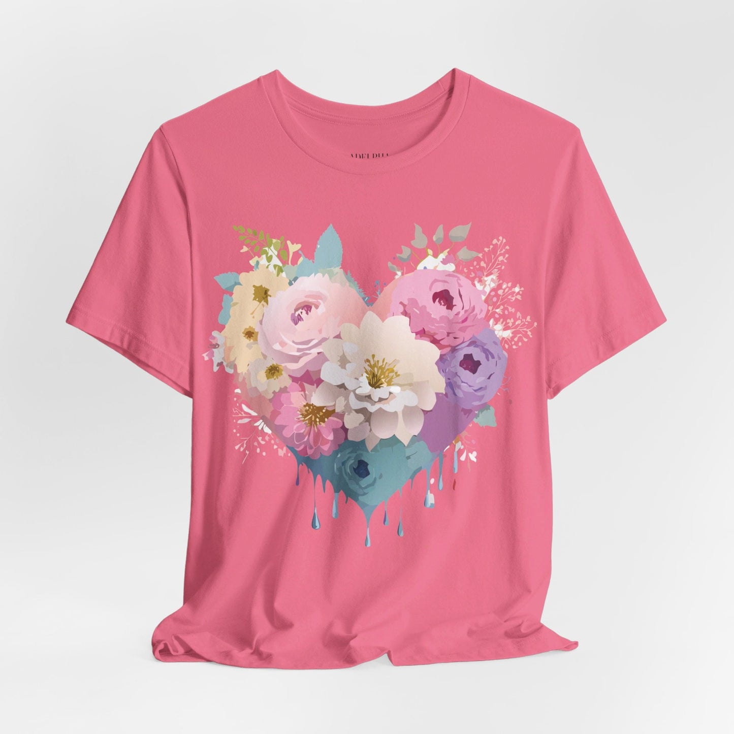 Valentine Graphic Tee Unisex Short Sleeve Shirt With Adelpha Vintage Artwork Design