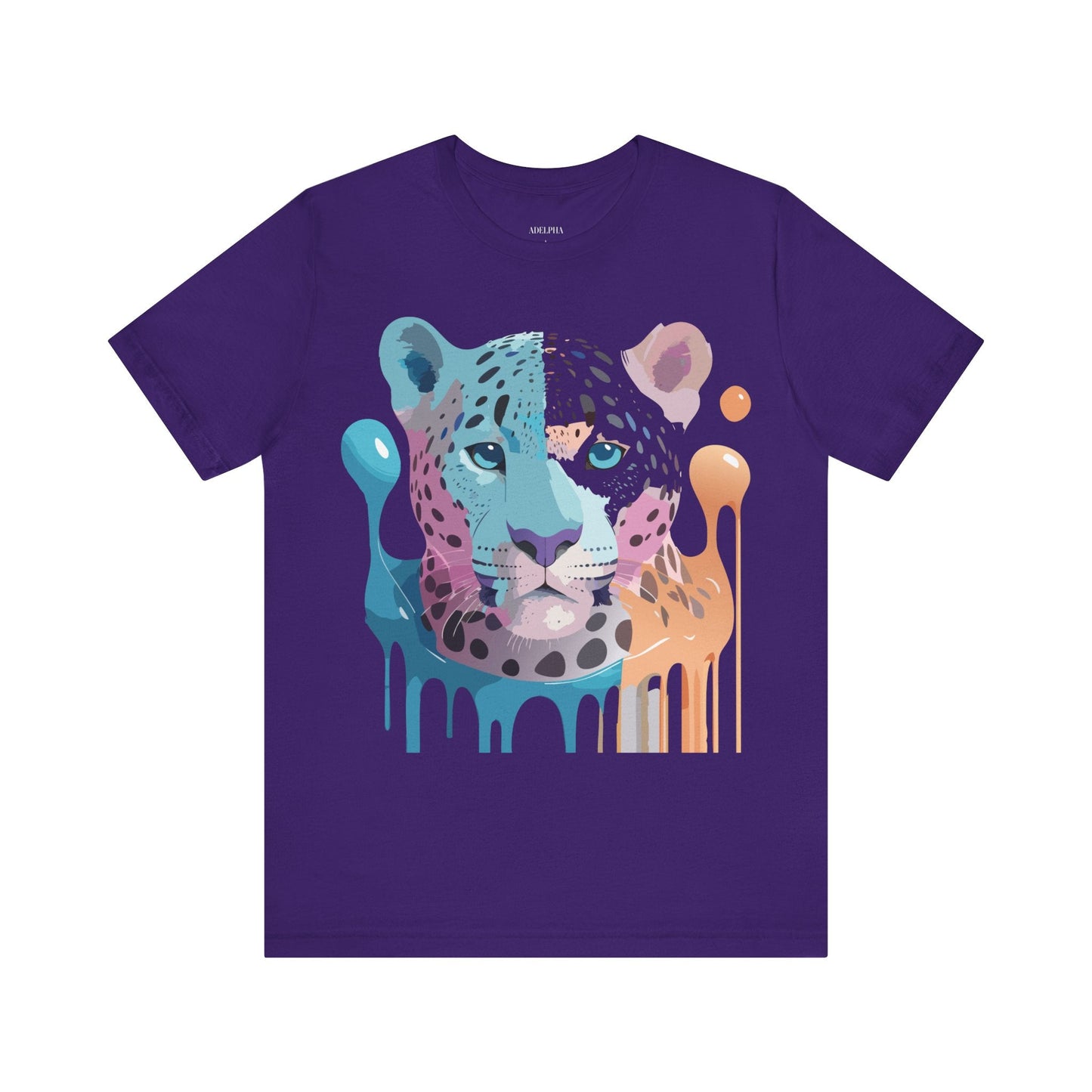 Cheetah Graphic Unisex 100 Cotton Artwork Tee 7