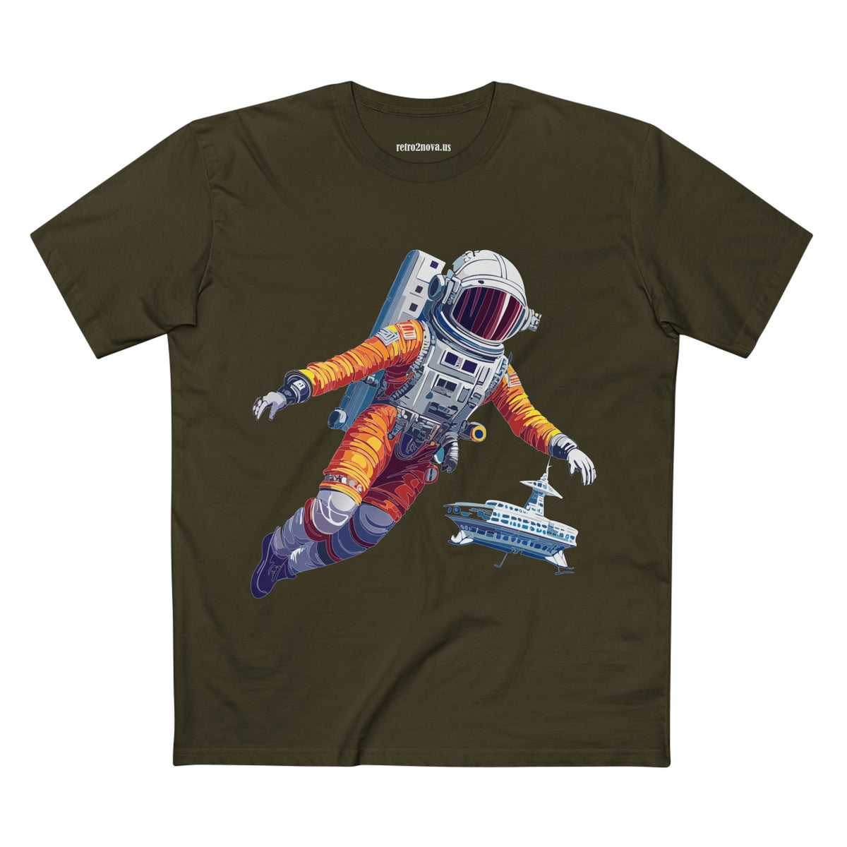 Cosmos Astronaut Graphic Tee Staple Unisex 100 Cotton Tee Shirt - CS-21