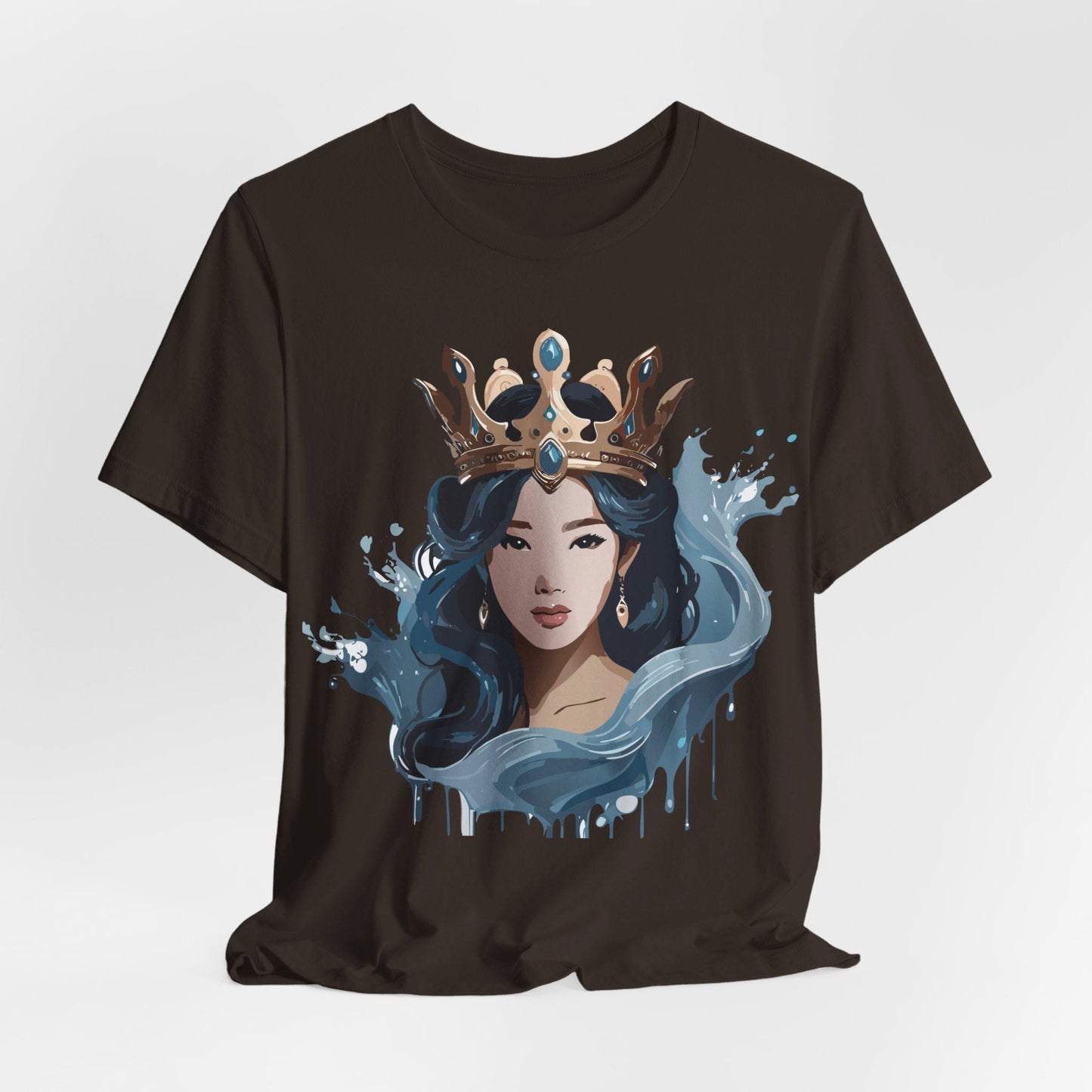 Queen Graphic Tee Unisex Vintage Inspired Art Design Shirt By Adelpha Jersey Short Sleeve