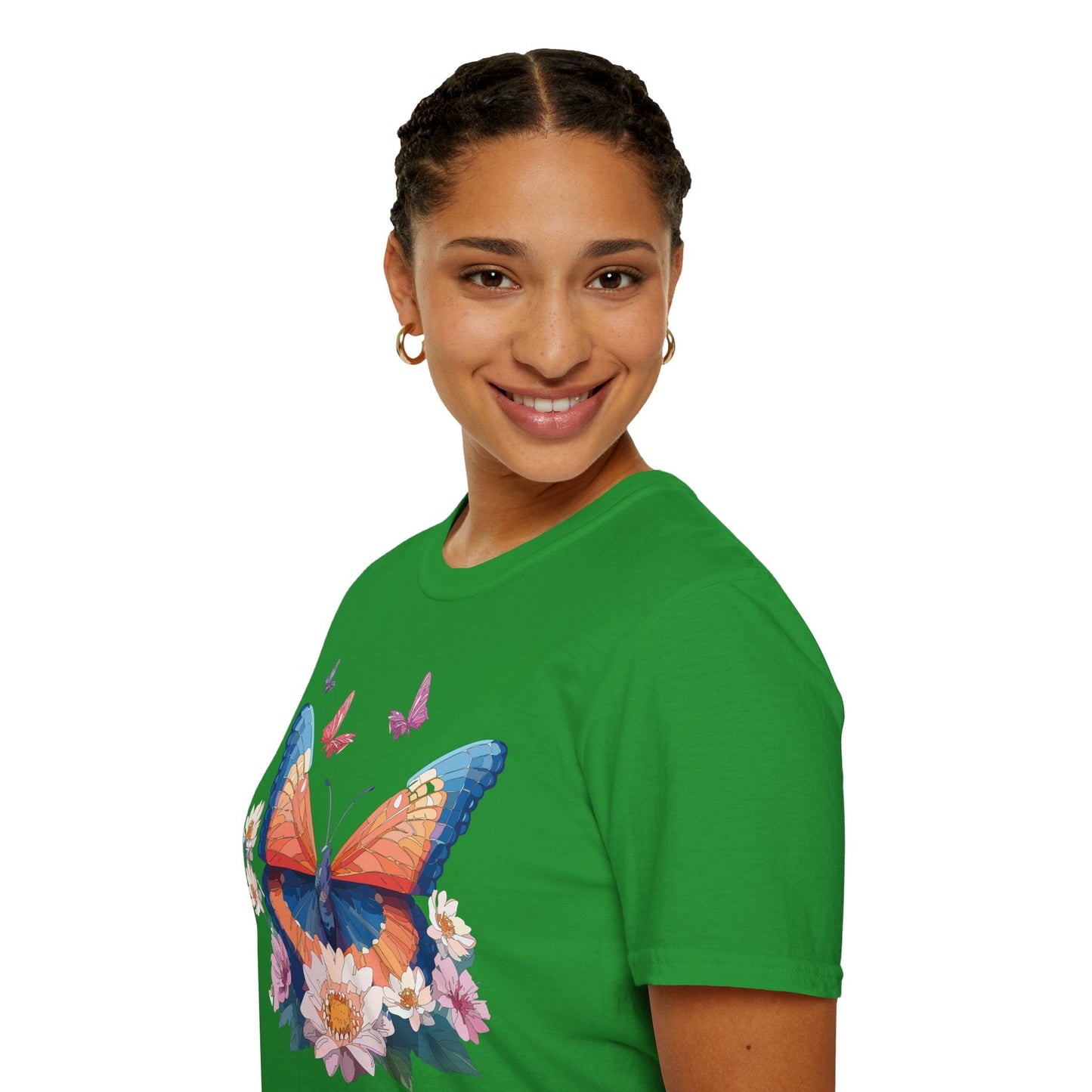 Monarch Butterfly Unisex Softstyle Tee Gildan 64000 Lightweight Breathable 100 Cotton Tee