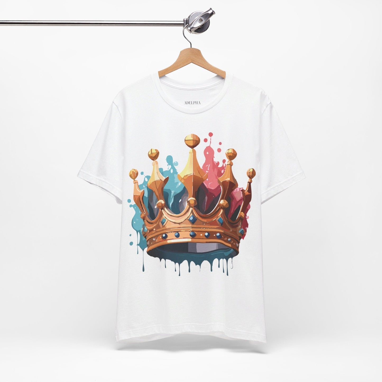 Adelpha Crown Graphic Tee Unisex Vintage Inspired Art Design Short Sleeve Premium Quality