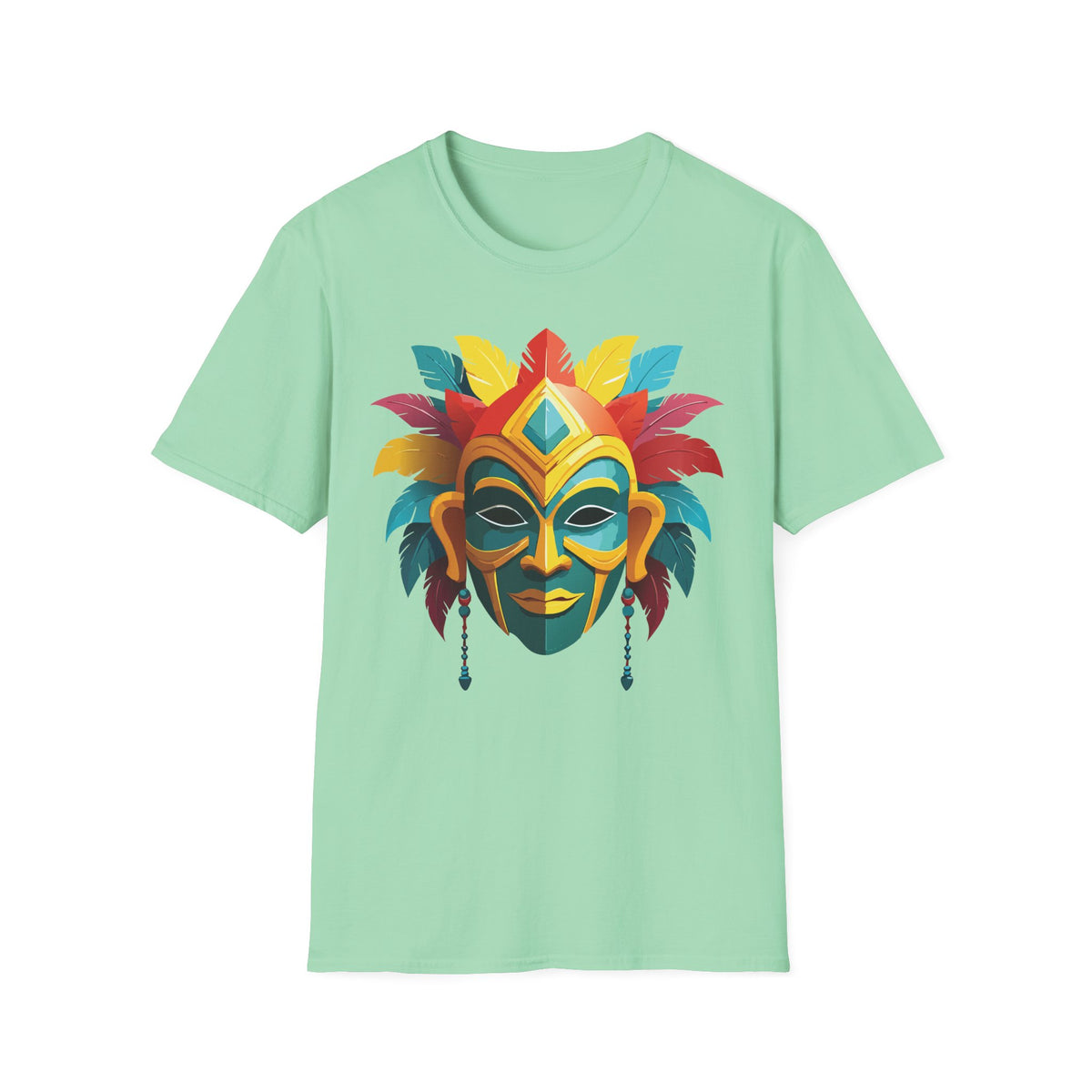 Mask Masquerade Carnival Graphic Tee Gildan Unisex 100 Cotton Tee Shirt m33