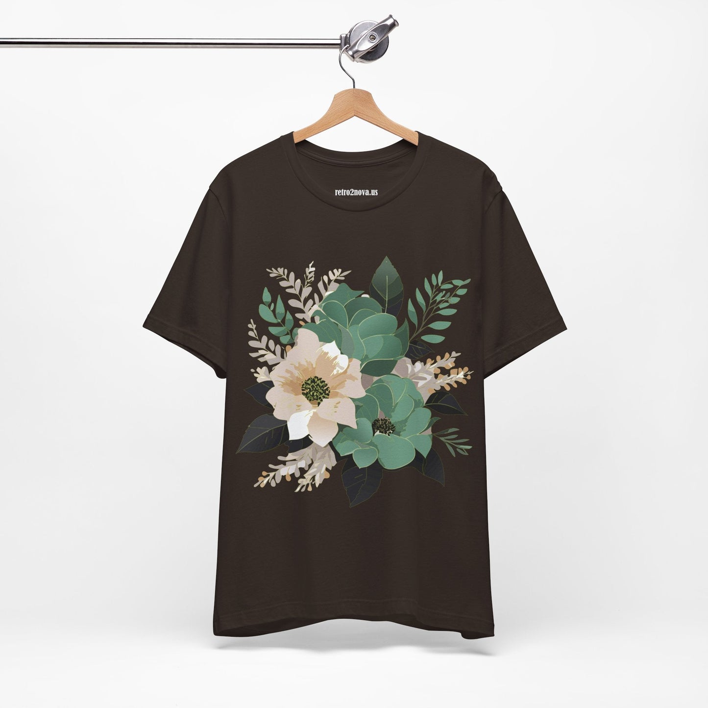 Flowers Shirt Floral Shirt Unisex Jersey Short Sleeve Tee From Flowers Collection Retro2Nova