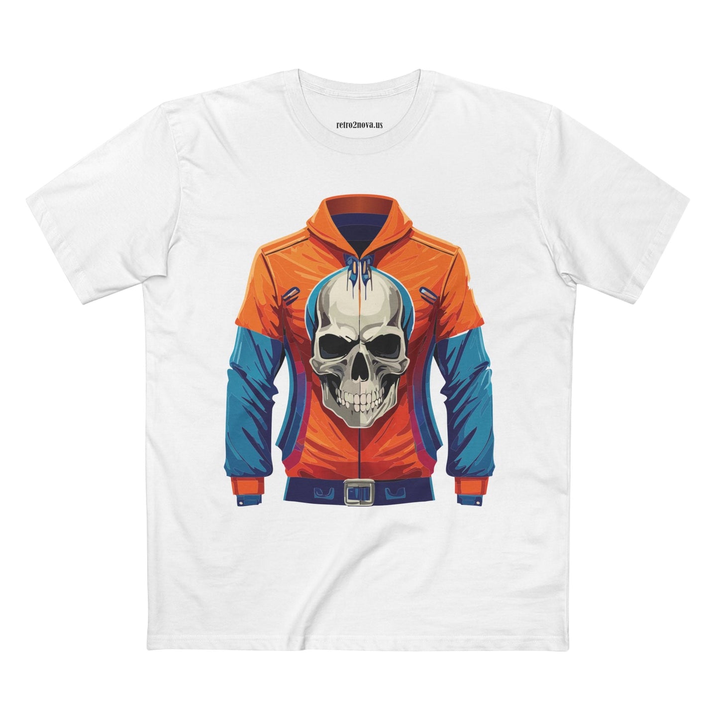 Skull And Skeleton Shirt Unisex Premium Cotton Tee Original Art Design Retro2Nova