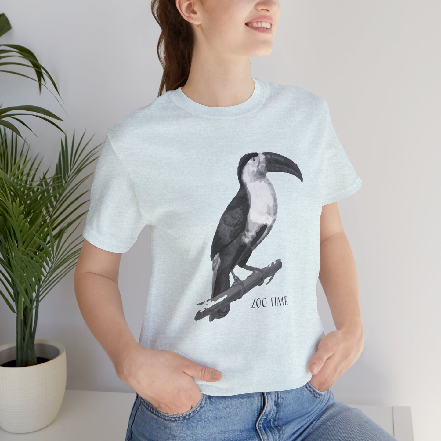 Unisex Tee Shirt with animals Print