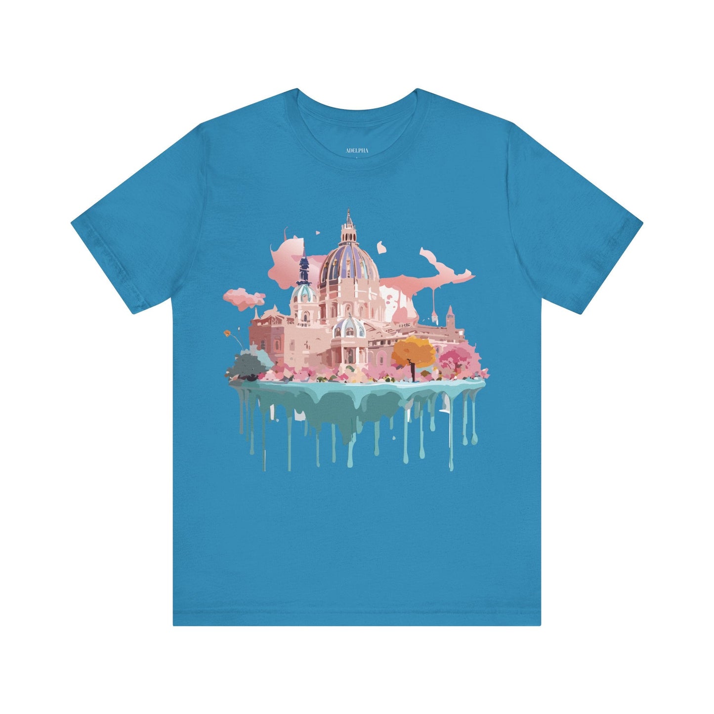 Vienna Tourist Graphic Tee Unisex Jersey Short Sleeve Vintage Inspired Artwork by Adelpha